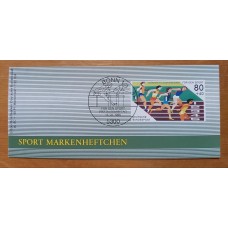 ALEMANIA OCCIDENTAL 1986 DEPORTES CARNET COMPLETO DE ESTAMPILLAS MINT LOS SELLOS SUELTOS YA MARCAN 15 EUROS